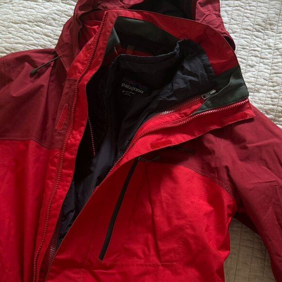Men's Patagonia Red 3-in-1 Snowshot Jacket - Picture 1 of 9